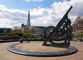 Tower Hill station sundial.