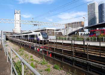 Platform 7 Stratford Station London.
