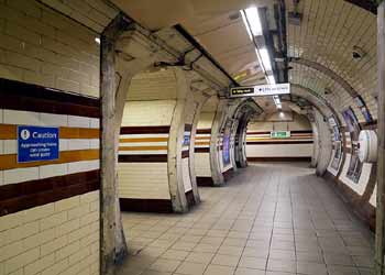 Regents Park circulating area near lifts.
