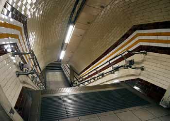 Regents Park station underpass below tracks