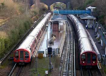 North Acton station platforms.