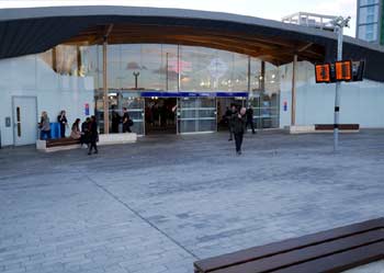 Abbey Wood SouthEastern Elizabeth line station building.