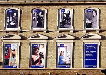 Whitechapel station artwork posters