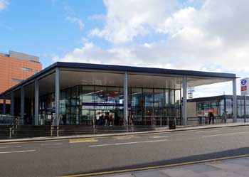 Hayes and Harlington new Elizabeth line station building.