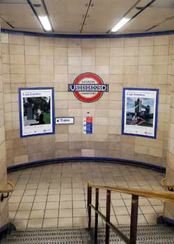Aldgate East Stairway Art Deco.