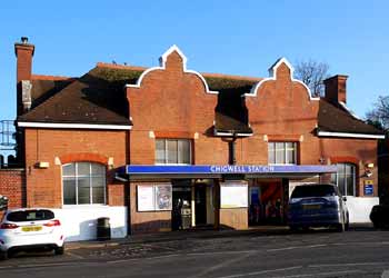 Great Eastern Railway 1903 Chigwell station building.
