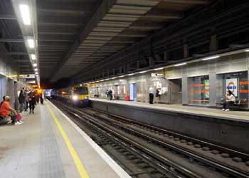 London Overground Shoreditch High Street Station.