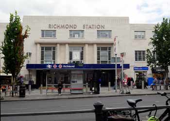 Richmond station London frontage.