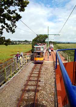 Seaton tram station, old view.