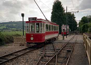 Seaton Tramway Tram No. 14.