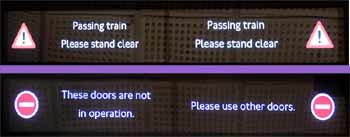 Elizabeth line platform screen doors.