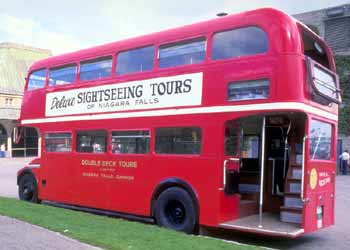 London Routemaster bus at Niagra Falls, Canada.