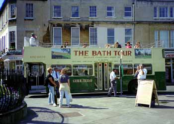The Bath Tour - open top double deck bus