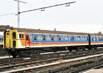 South West Trains Mk1 Train in siding.