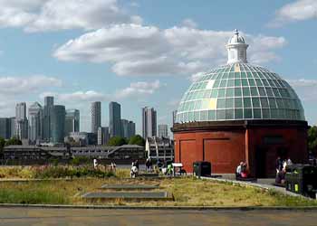 Greenwich Foot Tunnel southern entrance.